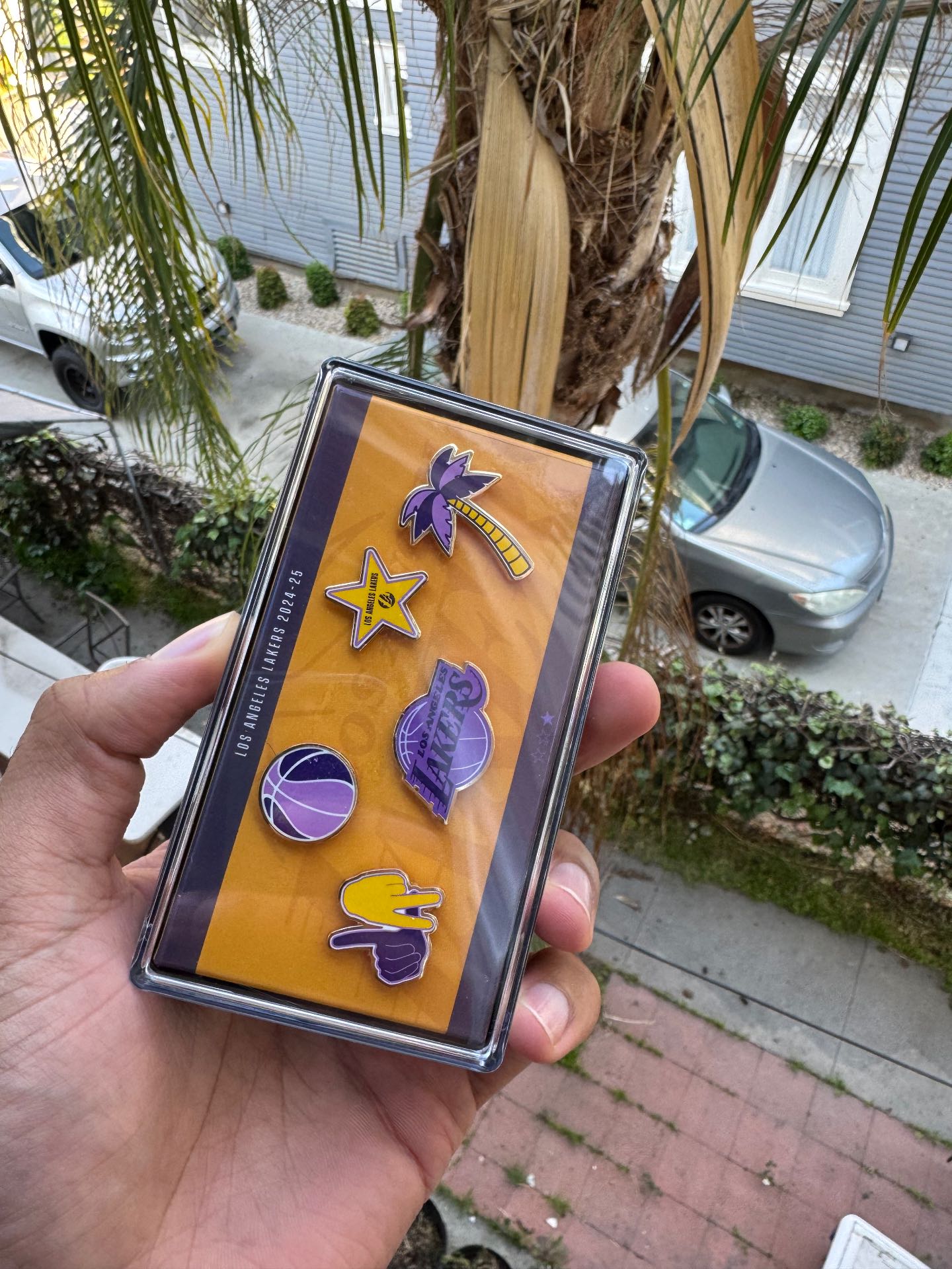 Free Los Angeles Lakers 2024-25 Enamel Pin Set – Brand New!