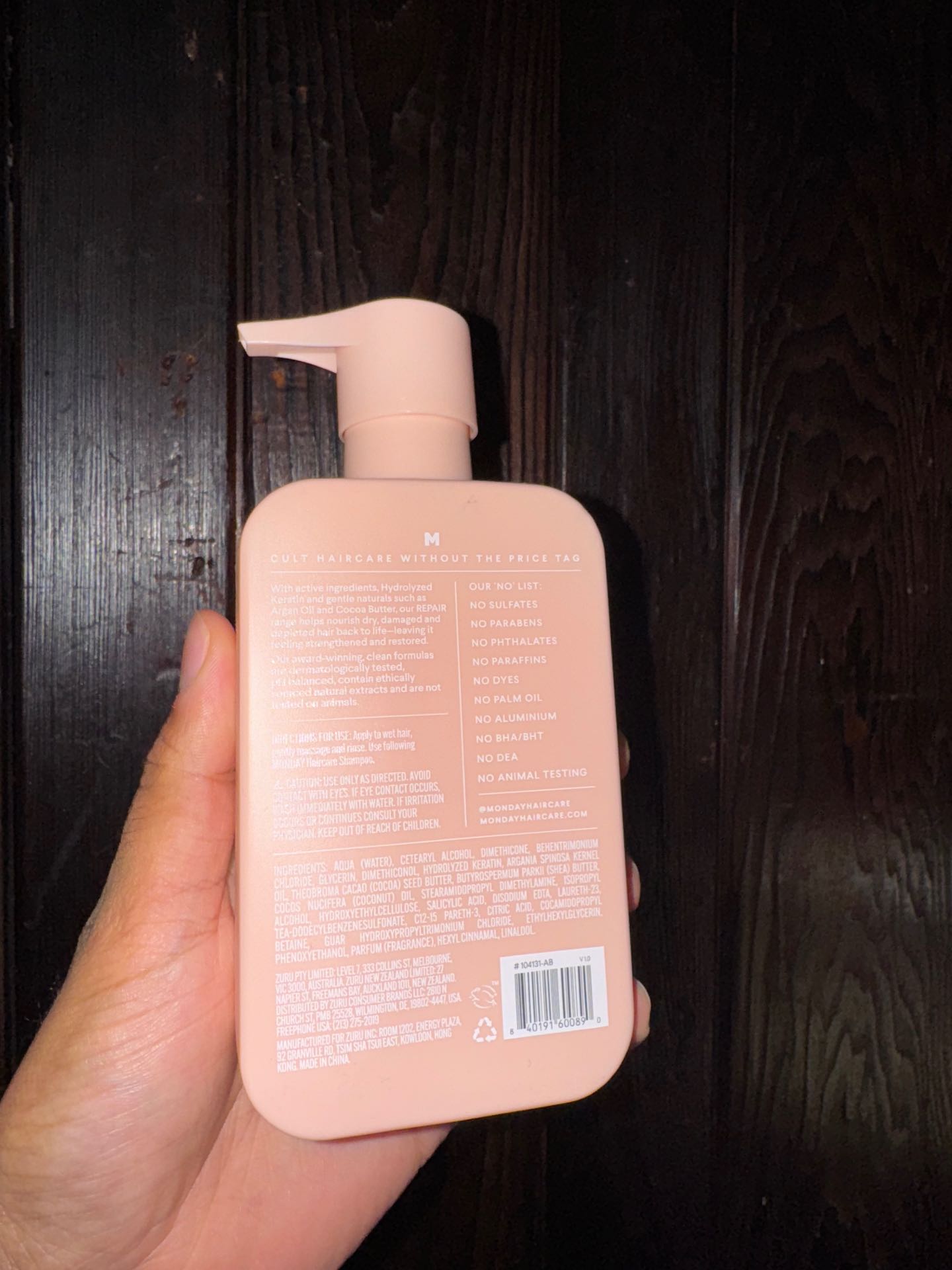 MONDAY Haircare REPAIR Conditioner 12 oz – Brand New, Sealed – $3 (Retail $7.99)