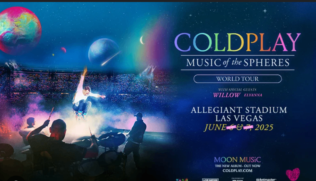🎫 Coldplay Vegas Ticket – June 6 (Allegiant Stadium)