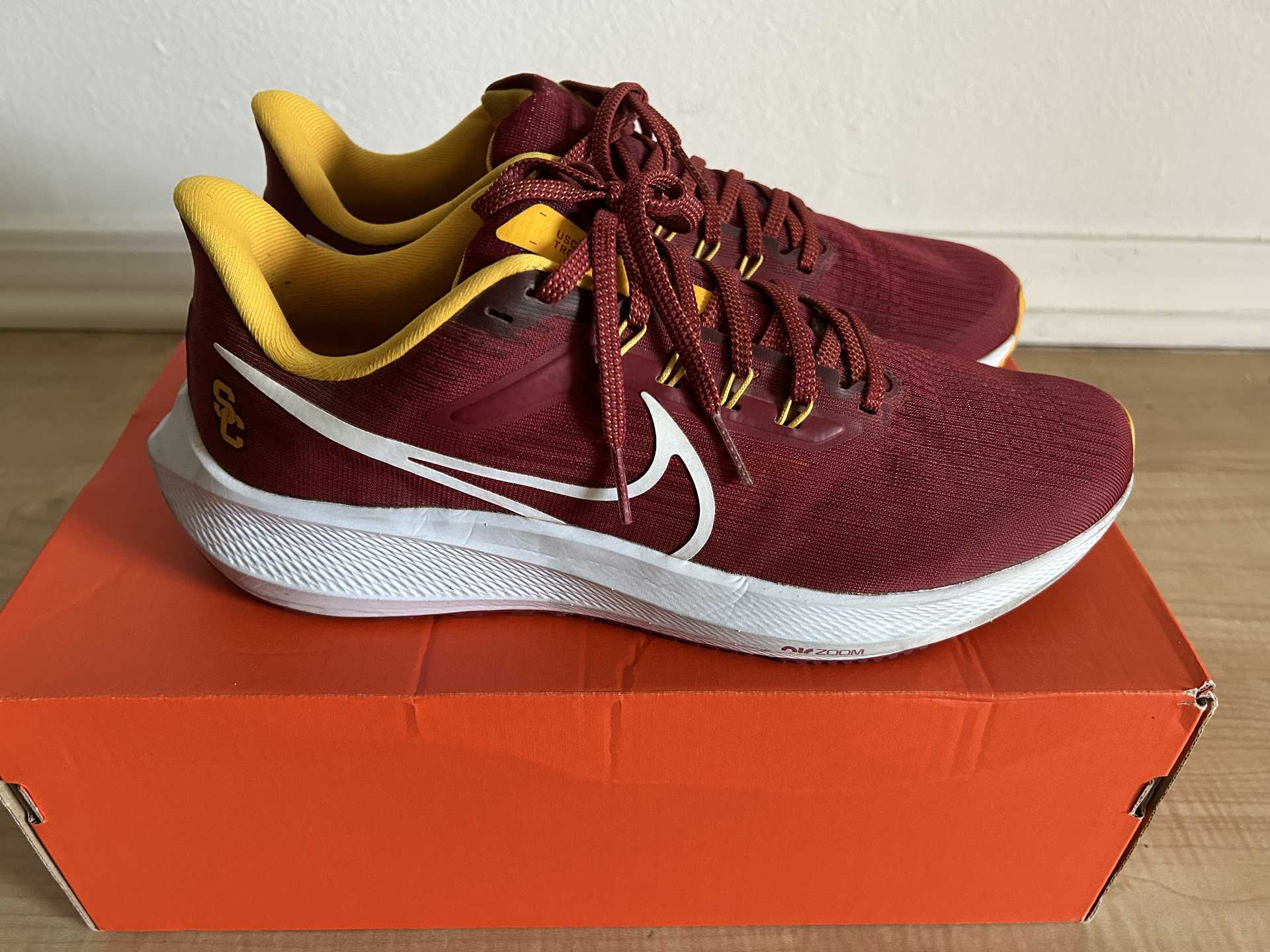 NIKE Pegasus USC Logo Shoes (Size 8.5) (UNUSED)