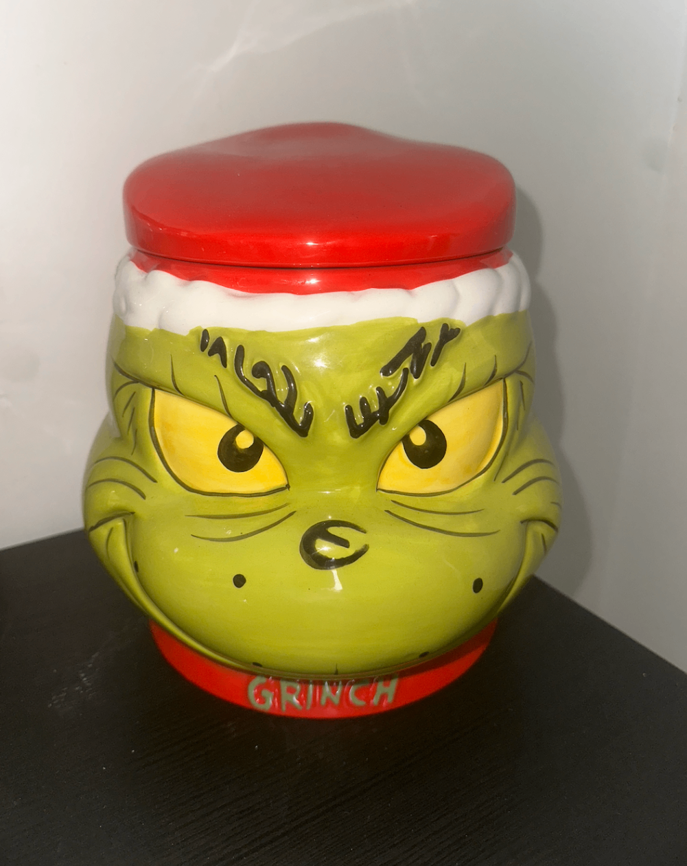 Grinch Candy Jar
