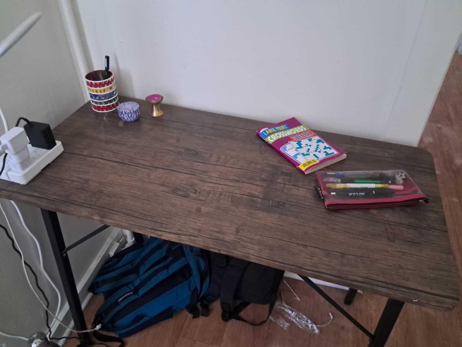 Brown study table